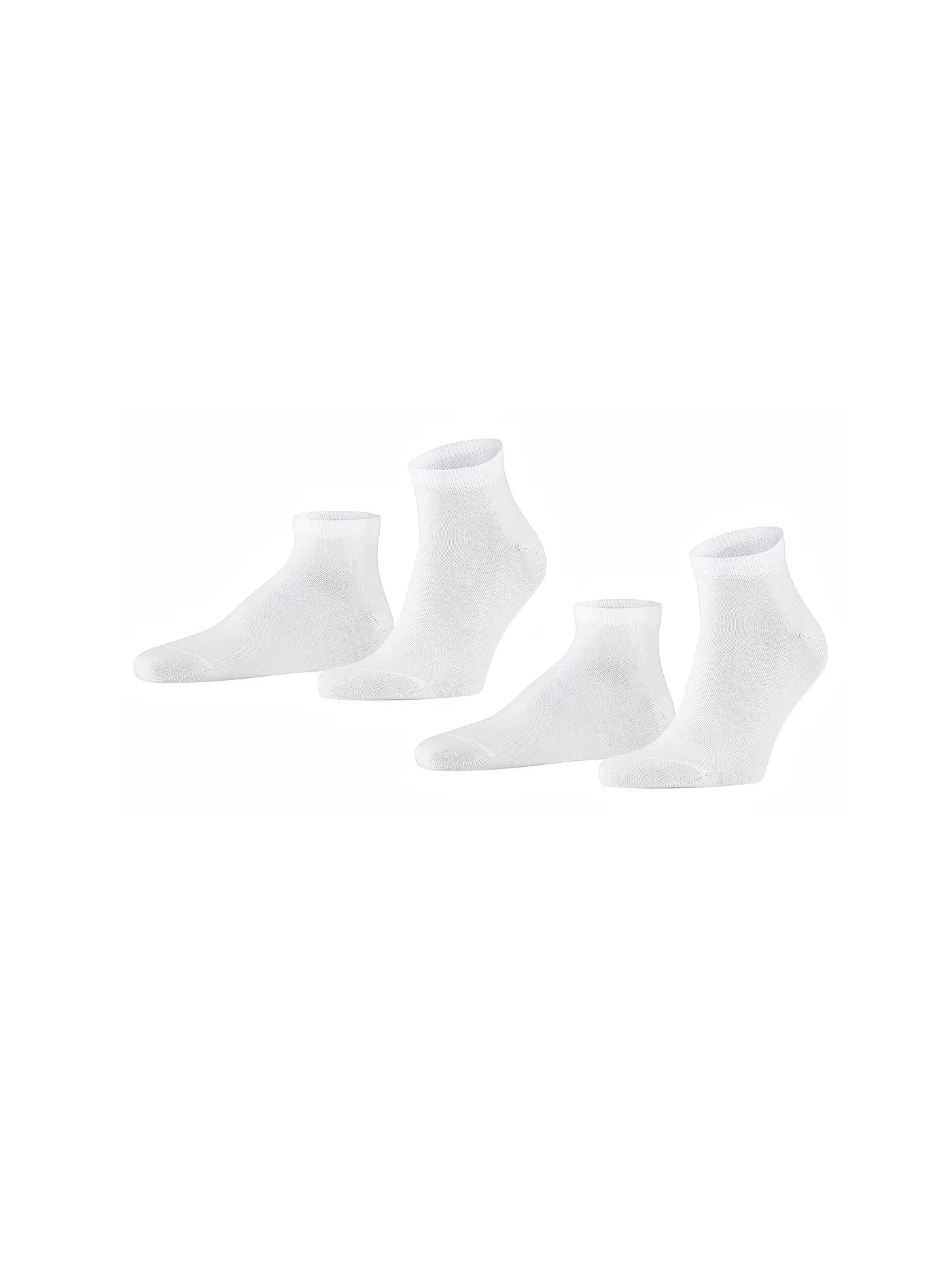FALKE | Sneakersocken 2-er Pkg "Happy" (white) | 